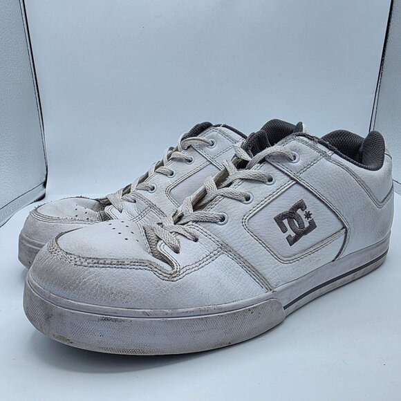 DC Pure Mens Size 13 White Sneaker Shoes Skating Walking Casual Outdoors main image 9